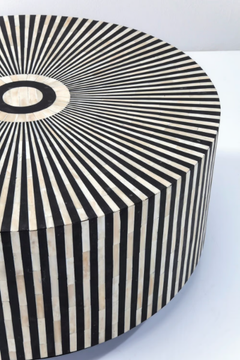 ELECTRA - Low round chipboard coffee table by KARE Design - view 3